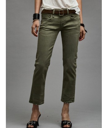 JEAN BOY STRAIGHT OLIVE GREEN STRETCH 2024