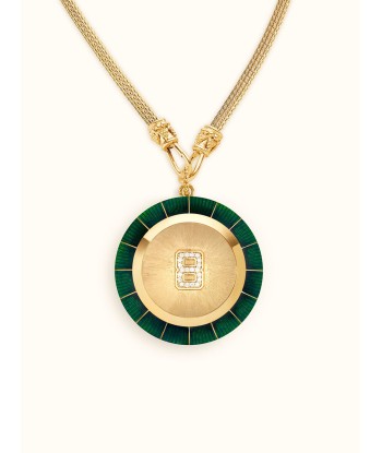 MAGIC 8 BALL GREEN NECKLACE Paris Déstockage Promo