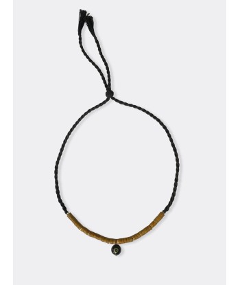 JASPE NECKLACE WITH ONYX PENDANT prix