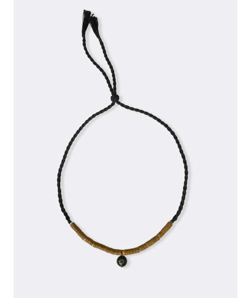 JASPE NECKLACE WITH ONYX PENDANT prix