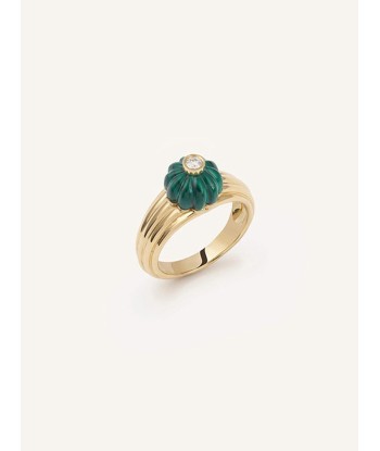 GELATO MALACHITE AND DIAMOND RING l'achat 