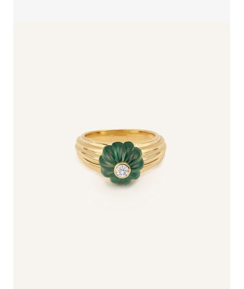 GELATO MALACHITE AND DIAMOND RING l'achat 