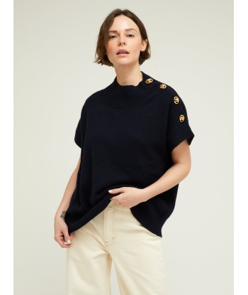 GREGOR NERO NAVY SWEATER les ctes