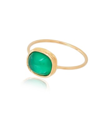 GOLD AND GREEN ONYX RING paiement sécurisé