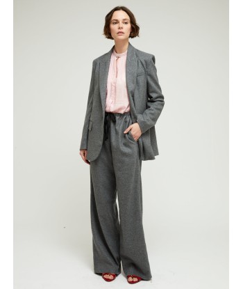 GRAY WOOL TROUSERS Dans la société mordern