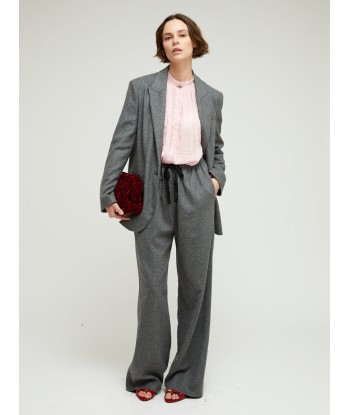 GRAY WOOL TROUSERS Dans la société mordern