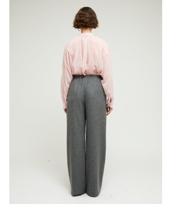 GRAY WOOL TROUSERS Dans la société mordern