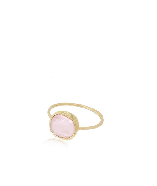 GOLD AND PINK QUARTZ RING suggérées chez