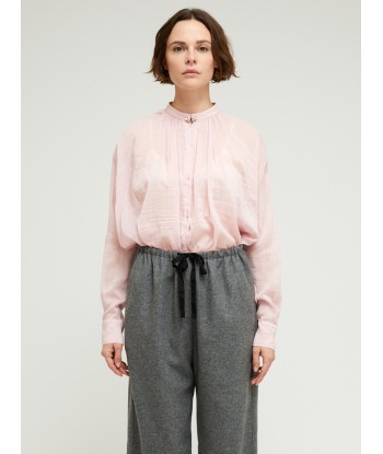 BOHEMIAN PINK VOILE SHIRT le des métaux précieux