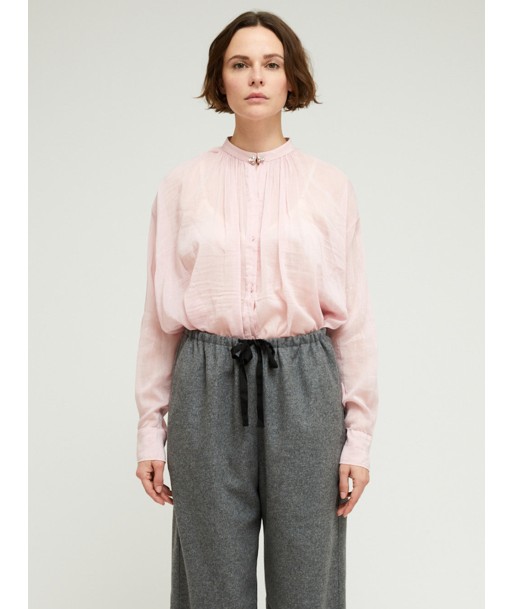 BOHEMIAN PINK VOILE SHIRT le des métaux précieux