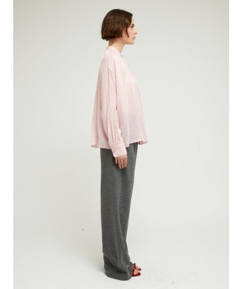 BOHEMIAN PINK VOILE SHIRT le des métaux précieux