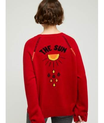 SUN RED CASHMERE SWEATER le concept de la Pate a emporter 