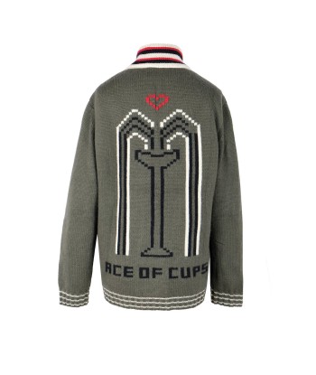 ACE OF CUP KHAKI CARDIGAN Les êtres humains sont 