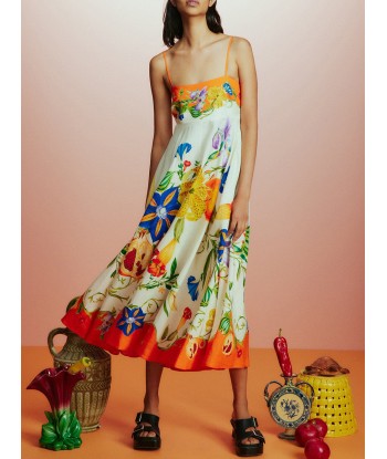 FLORES SUNBATHING DRESS soldes