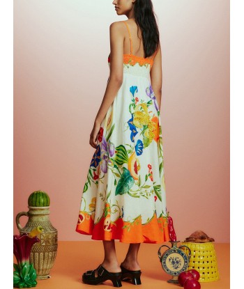 FLORES SUNBATHING DRESS soldes