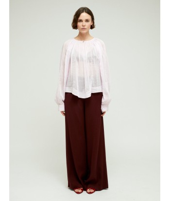 BOHEMIAN OYSTER VOILE SHIRT la colonne vertébrale