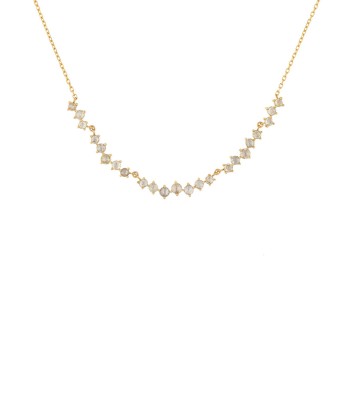 LONG TWISTED DIAMOND NECKLACE Vous souhaitez 