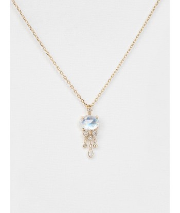 JELLYFISH MOONSTONE NECKLACE des créatures d'habitude