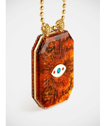 RAIZ'IN SCAPULAR 34MM MOTHER-OF-PEARL OCHRE Les êtres humains sont 