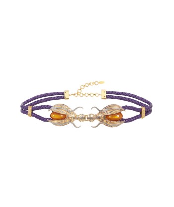 PURPLE SCARAB BELT pas cher