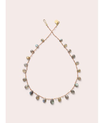 ODIN DROPS & BEADS LABRADORITE NECKLACE commande en ligne