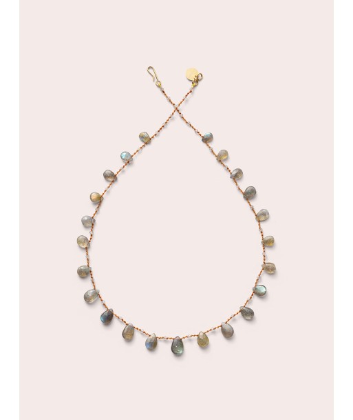 ODIN DROPS & BEADS LABRADORITE NECKLACE commande en ligne