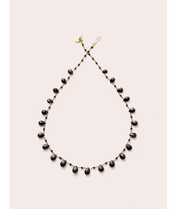 WHITNEY DROPS & BEADS BLACK SPINEL NECKLACE Voir les baskets