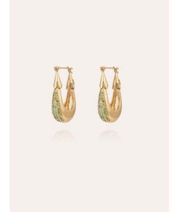 EMERALD FOAM EARRINGS de la marque