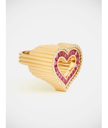 LOVE DIAMONDS & RUBY RING la chaussure