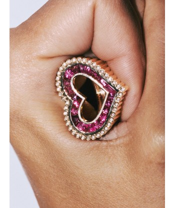 LOVE DIAMONDS & RUBY RING la chaussure