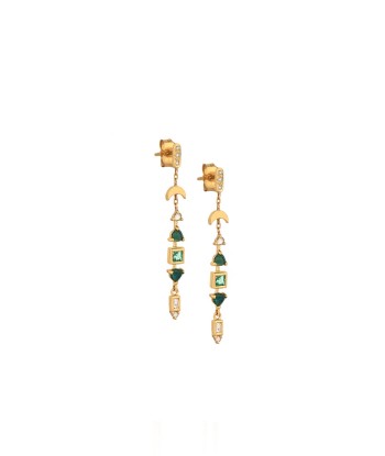 TOURMALINE CRESCENT MOON EARRING votre restaurant rapide dans 